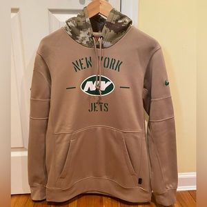New York Jets Nike Salute to Service Sideline Therma Pullover Hoodie